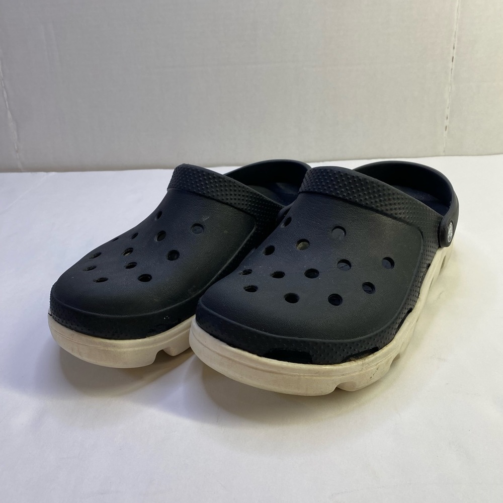 Crocs Shoes Women’s 9W Blue White Slip On